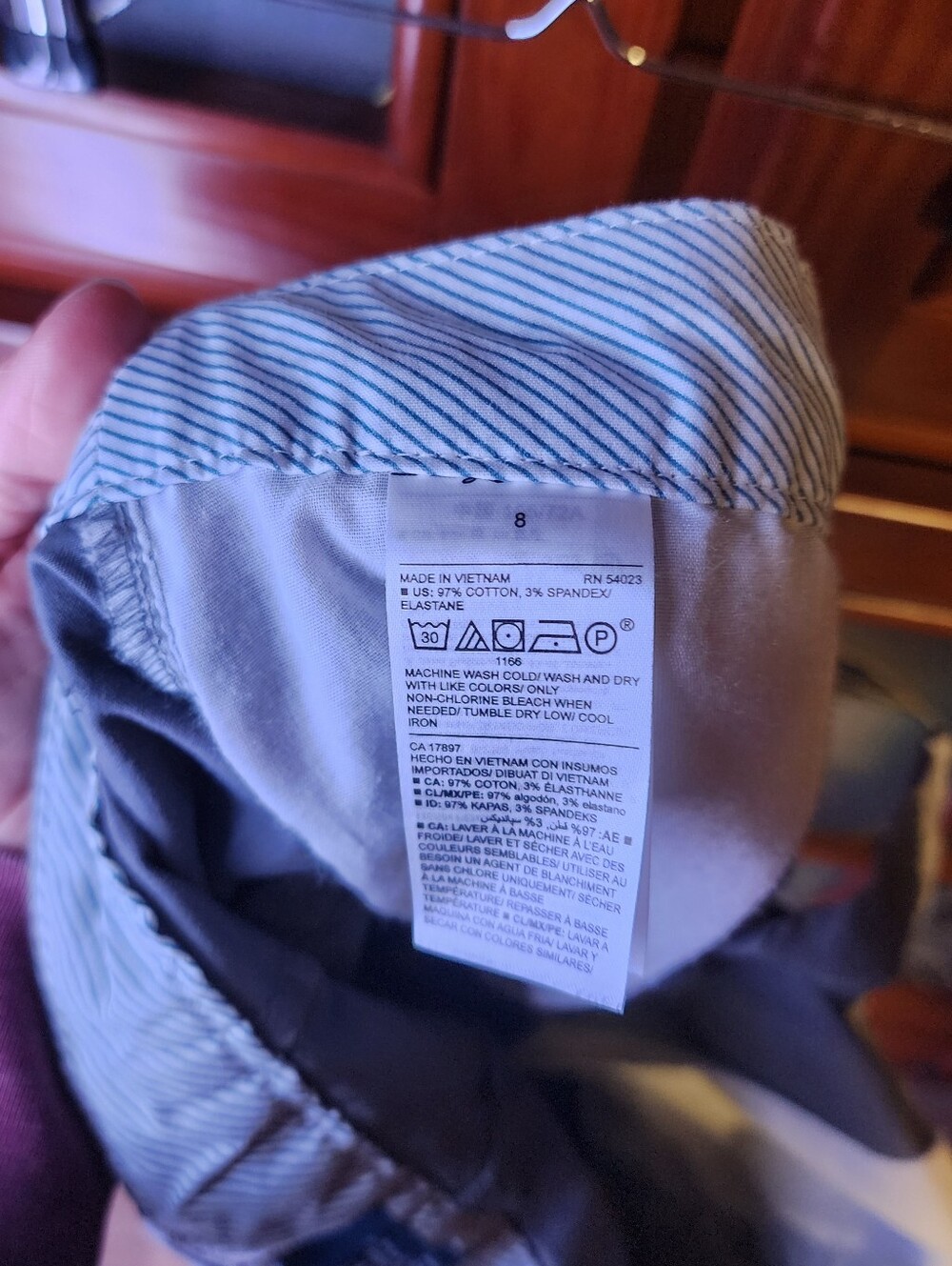 Old Navy Women's Classic Casual Shorts in Slate Blue Gray - Picture 3 of 6